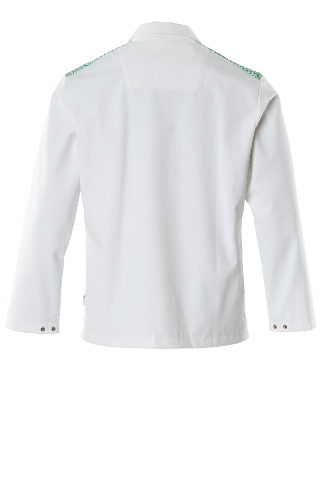 Jacke FOOD & CARE Weiß/Grasgrün 5XL