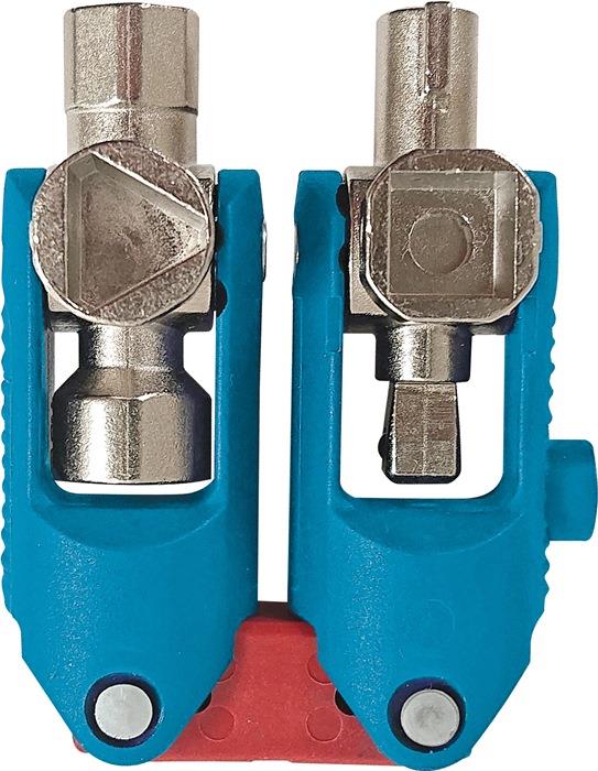 Doppel-Schaltschrankschlüssel SuBMaker Quadro Plus 14 Funktionen Bitaufnahme SCHUEBO