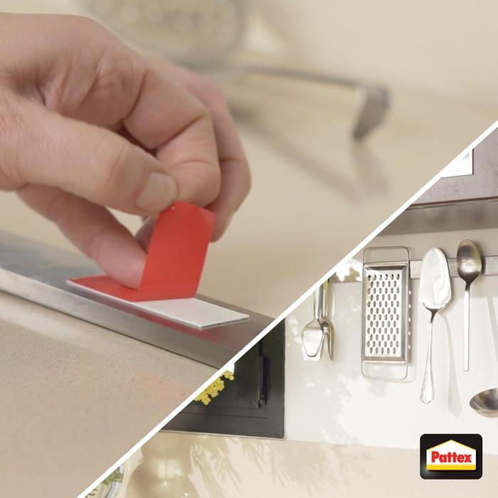 Montageband Kleben statt Bohren transluzent Länge 1,5 m Breite 19 mm Rolle PATTEX