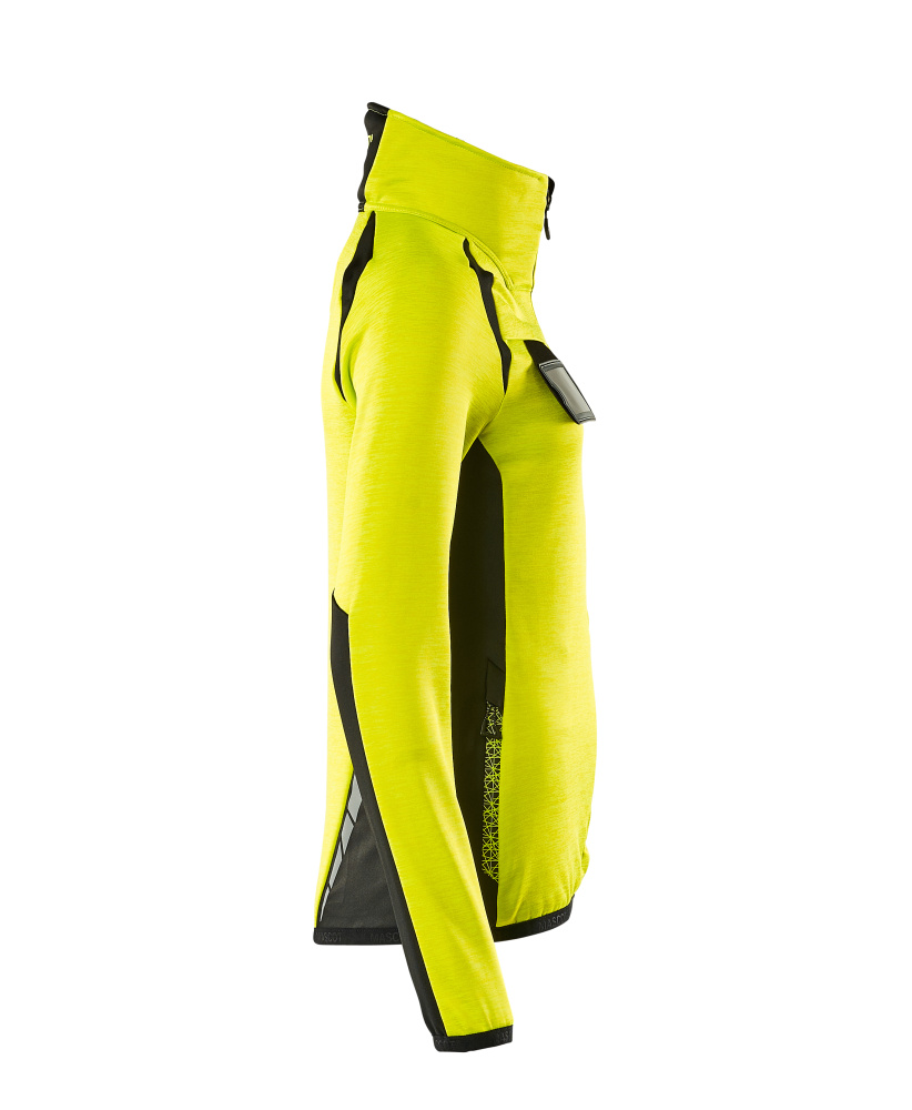Damen-Passform Fleecejacke ACCELERATE SAFE Hi-vis Gelb/Schwarz L