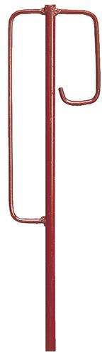Laterneneisen Berliner Modell 1250x12mm Berliner Modell rot