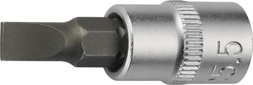 Steckschlüsseleinsatz 1/4 Zoll Schlitz 4mm L.32mm TECWERK