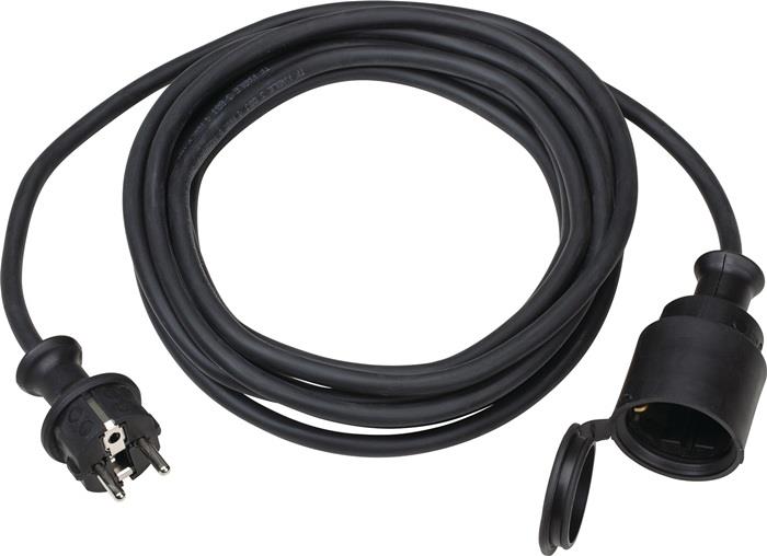 Schutzkontaktverlängerung 16 A 230 V 3 x 1,5 mm² schwarz IP44 10 m
