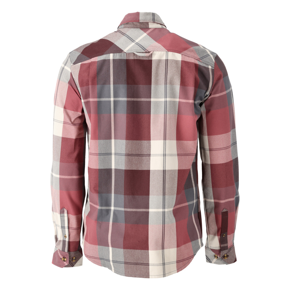 Hemd CUSTOMIZED Bordeaux-kariert 3XL
