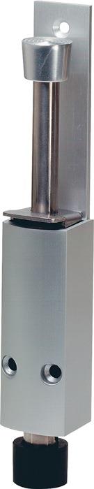 Türfeststeller Türmontage 1222.02 60 mm silberfarbig lackiert