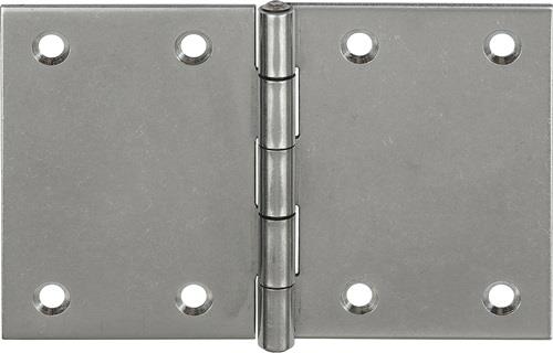 Scharnier 1.4301 10504 H.30mm B.45mm S.1,0mm VA gerollt,breit VORMANN