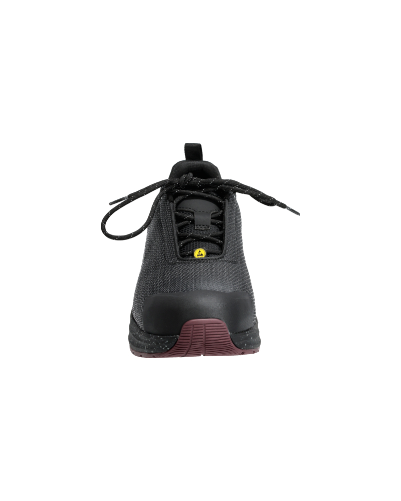 Sicherheitsschuhe FOOTWEAR CUSTOMIZED Anthrazitgrau/Bordeaux 1039