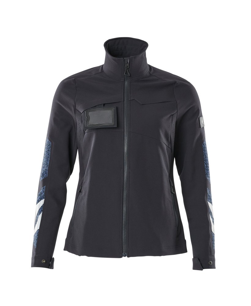 Damen-Passform Jacke ACCELERATE Schwarzblau 4XL