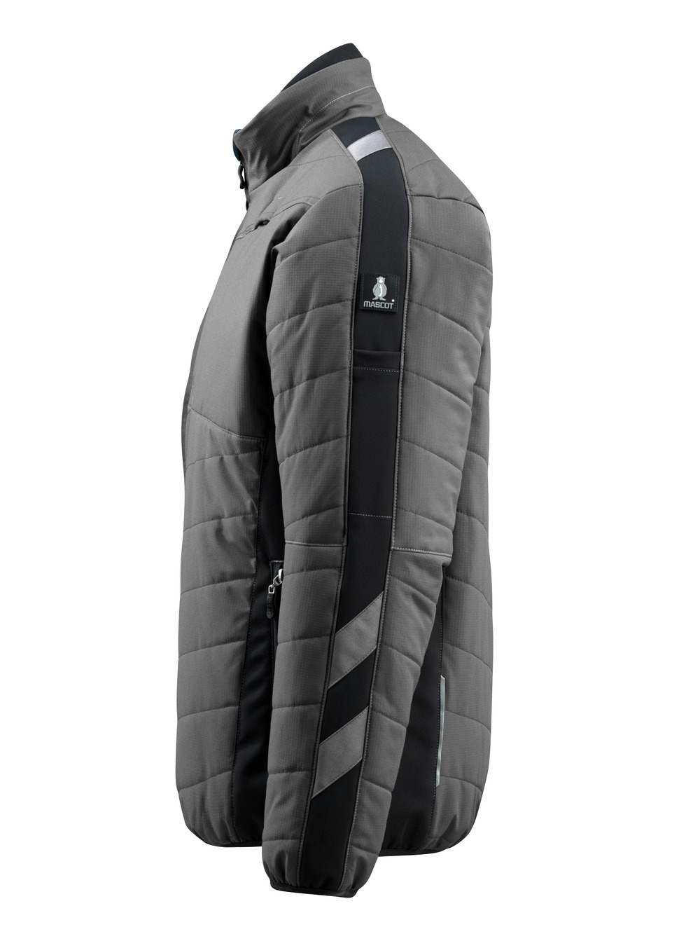 Thermojacke UNIQUE Dunkelanthrazit/Schwarz L