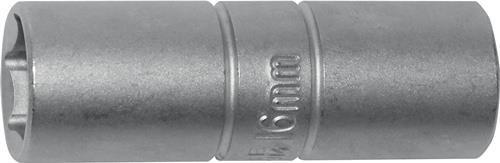 Steckschlüsseleinsatz f.Zündkerzen 1/2 Zoll SW 16mm 6KT L.TECWERK