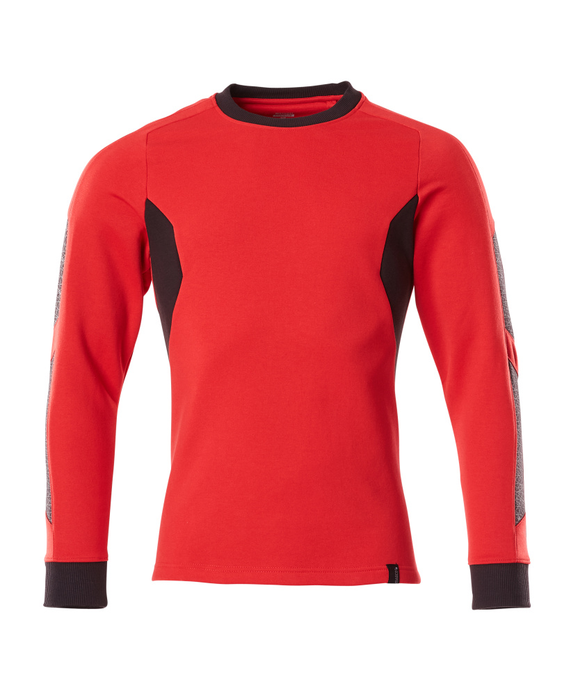 Sweatshirt ACCELERATE Verkehrsrot/Schwarz 2XLONE