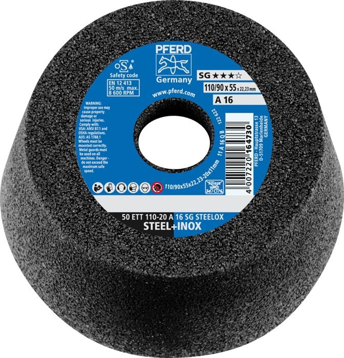 Schleiftopf ETT SG STEELOX 110/55 mm Bohrung 22,23 mm 16