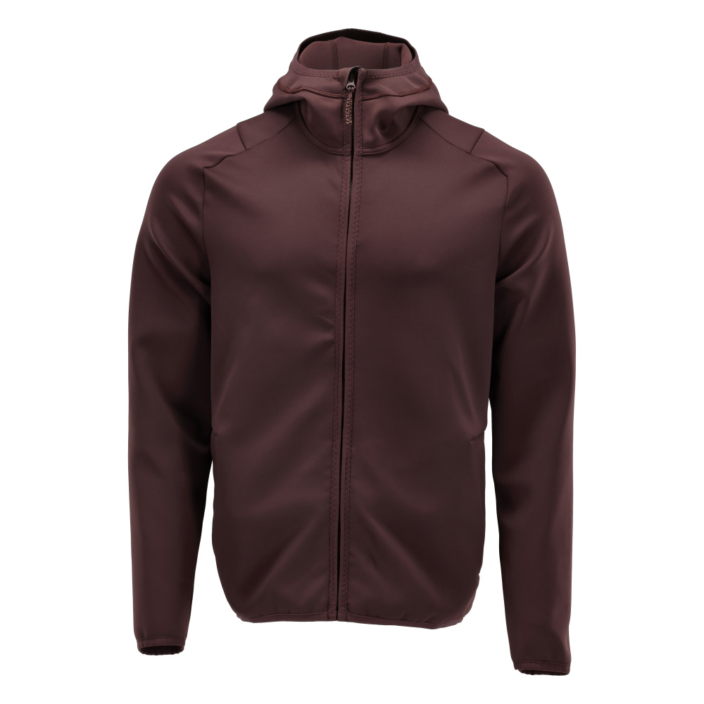 Fleecejacke mit Kapuze CUSTOMIZED Bordeaux S