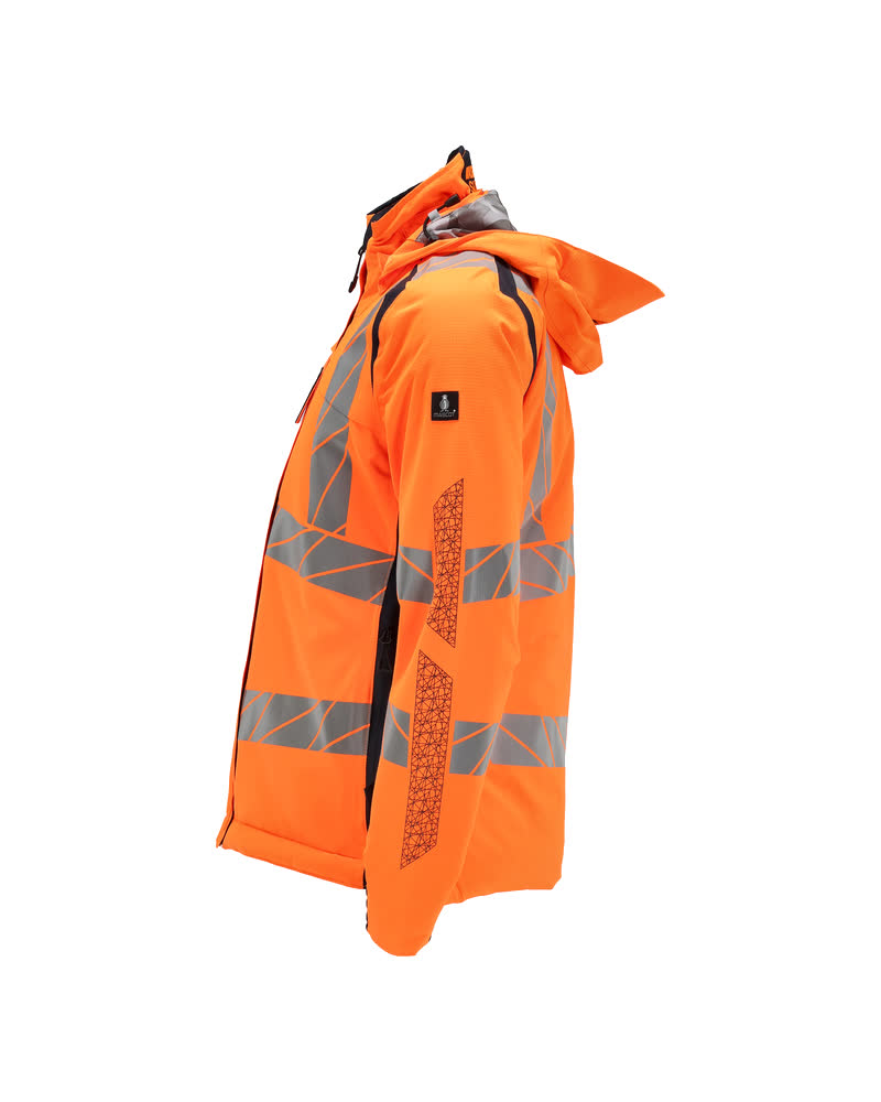 Damen-Passform Winterjacke ACCELERATE SAFE Hi-vis Orange/Schwarzblau 3XL