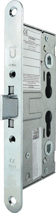 Panik Einsteckschloss 24/65/72/9 mm DIN links/rechts D geteilt