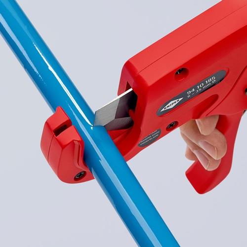 Rohrschneider f.Rohre D.6-35mm L.185mm Aluminium-Druckguss KNIPEX