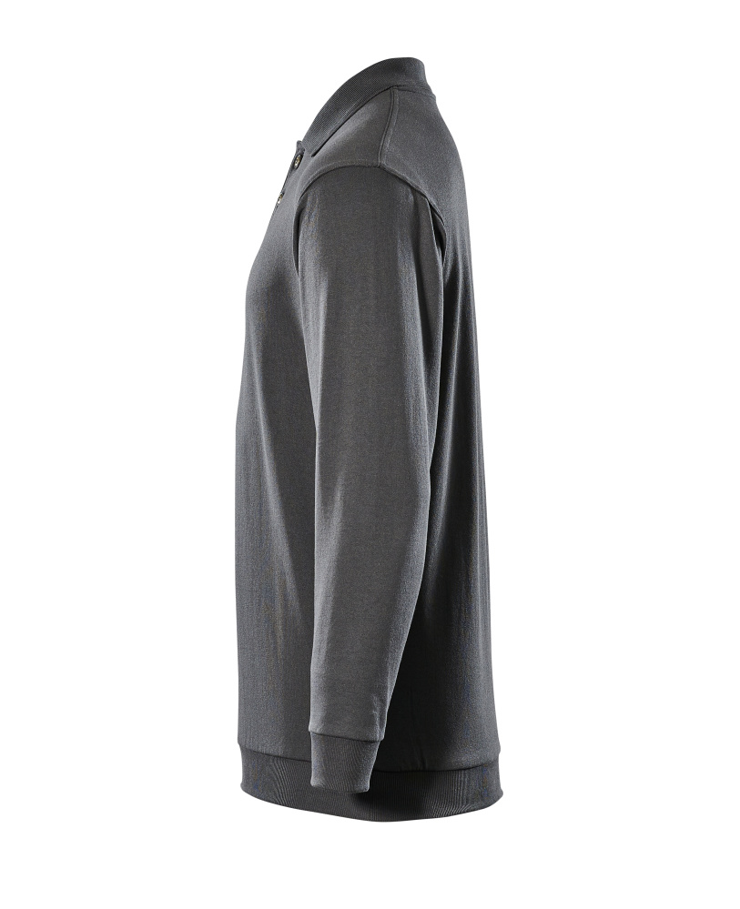 Polo-Sweatshirt CROSSOVER Dunkelanthrazit L