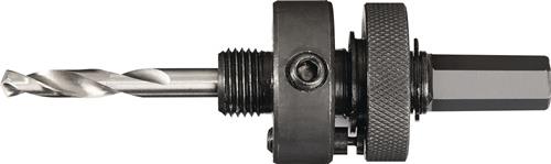 Aufnahmeschaft 6-KT 11,0mm m.Zentrierbohrer Lochsägen 32-152mm TECWERK