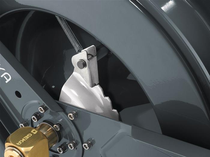 Schlauchaufroller PA30SK Anschlussgewinde 33,25 mm G 1 AG ″ pulv. Stahl GEKA