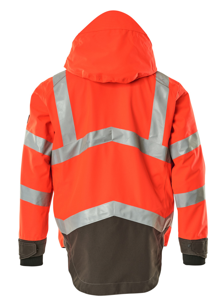 Hardshelljacke SAFE SUPREME Hi-vis Rot/Dunkelanthrazit 3XL