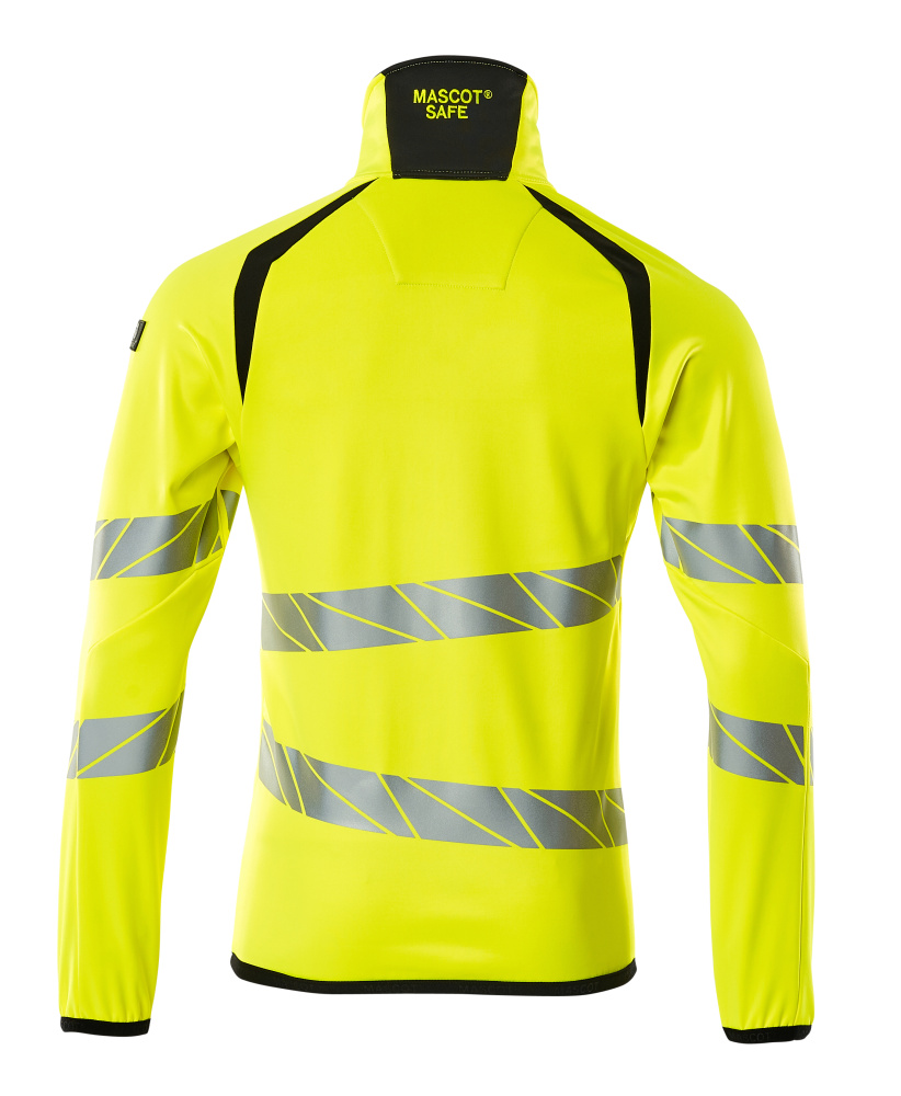 Fleecejacke ACCELERATE SAFE Hi-vis Gelb/Schwarz L