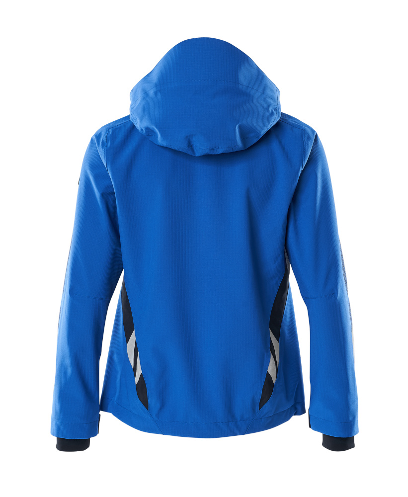 Damen-Passform Hard Shell Jacke ACCELERATE Azurblau/Schwarzblau 3XL