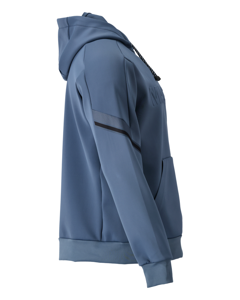 Fleece Kapuzenpullover CUSTOMIZED Steinblau XL