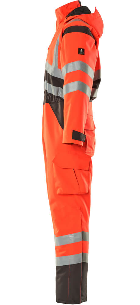 Winteroverall SAFE YOUNG Hi-vis Rot/Dunkelanthrazit 4XL