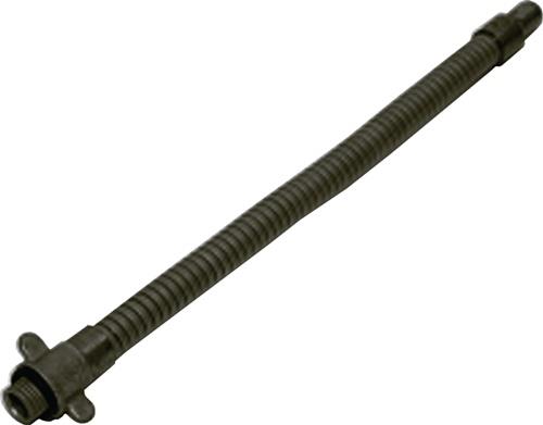Düsenrohr m.Flügelmutter Länge250mm flexibel+gebogen (Stahl) M15x1,5 REILANG