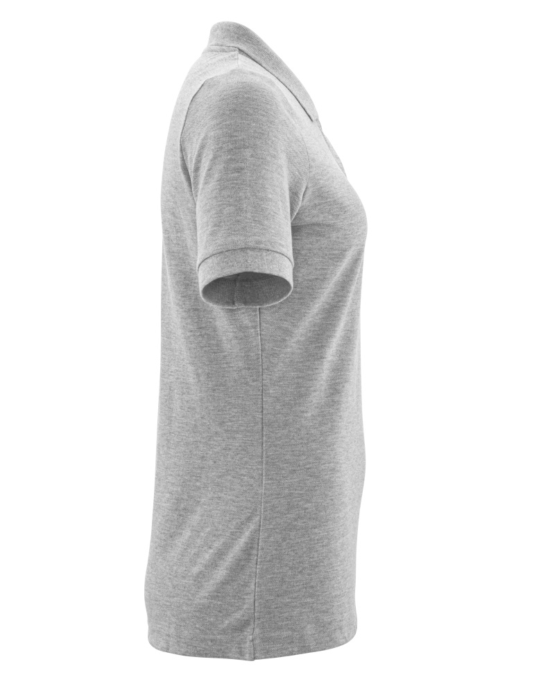 Damen-Passform Polo-Shirt CROSSOVER Grau-meliert 2XLONE