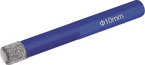 Diamant-Fliesenbohrer PRO HEX D.10mm L.63,5mm 1-tlg.Sgmt-Anz.1 TW