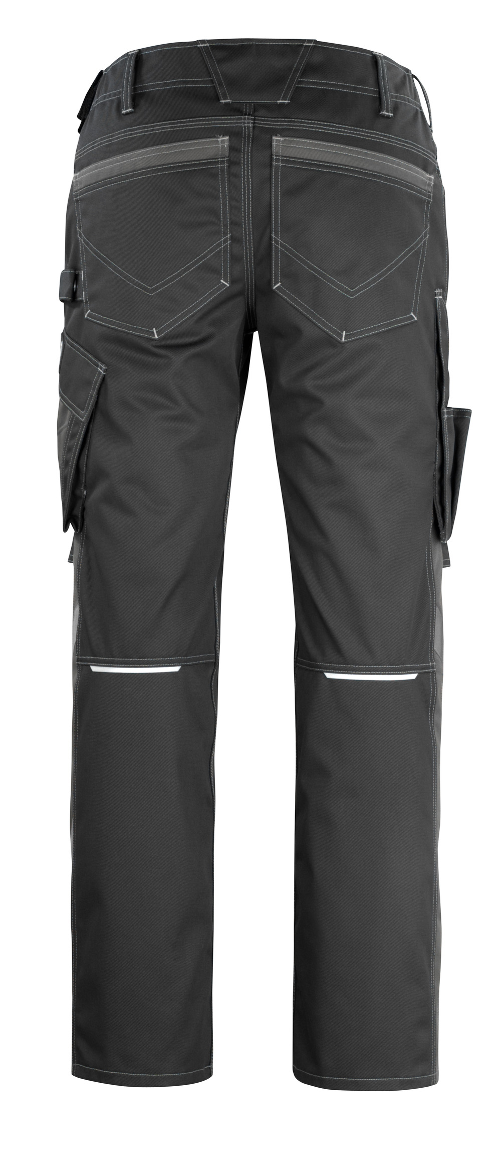 Hose mit Knietaschen UNIQUE Schwarz/Dunkelanthrazit 76C54