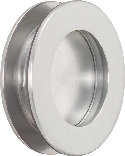 Muschelgriffpaar 5254 Alu.silberf.elox.EL.-D.50mm KWS