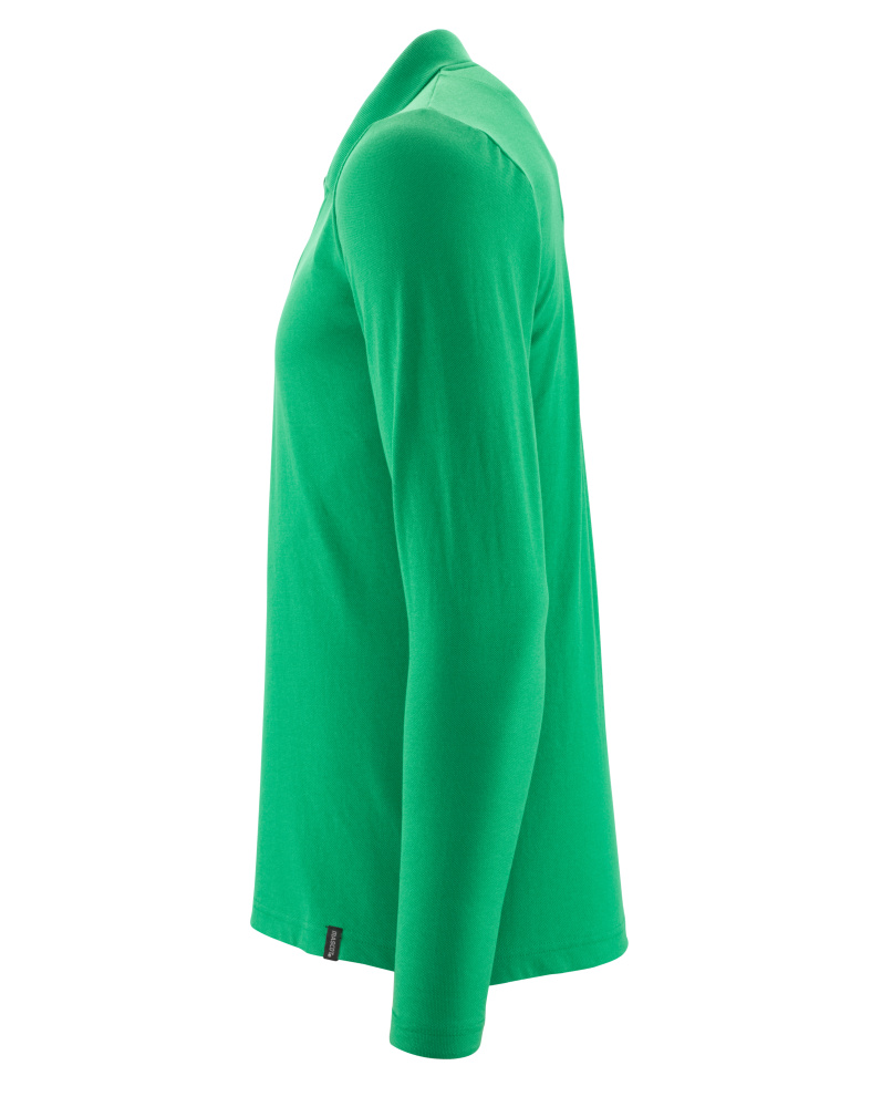 Polo-Shirt, Langarm CROSSOVER Grasgrün 2XLONE