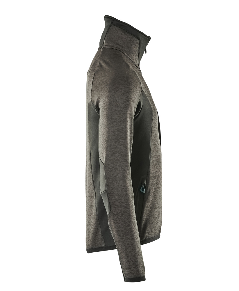 Fleecejacke ADVANCED Dunkelanthrazit/Schwarz S