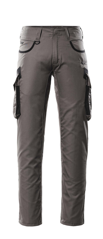 Hose mit Schenkeltaschen UNIQUE Anthrazit/Schwarz 82C50
