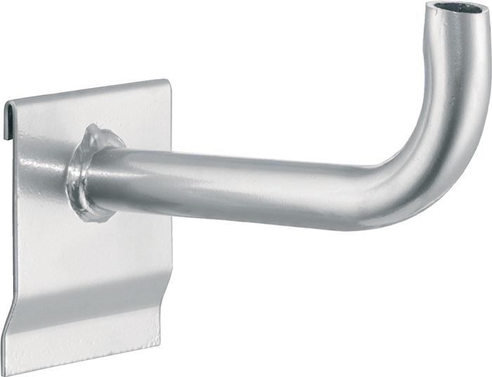 Rohrträger Länge 160 mm Stahl pulverbeschichtet passend für Schlitzplatte RASTERPLAN