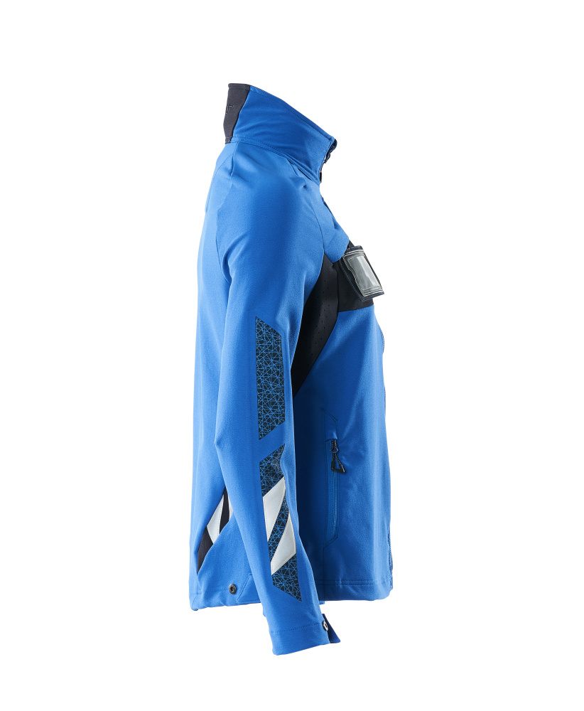 Damen-Passform Jacke ACCELERATE Azurblau/Schwarzblau 4XL