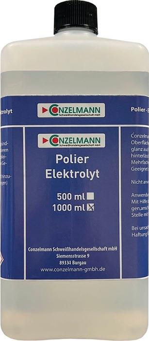 Elektrolyt Polier 1 l Flasche CONZELMANN
