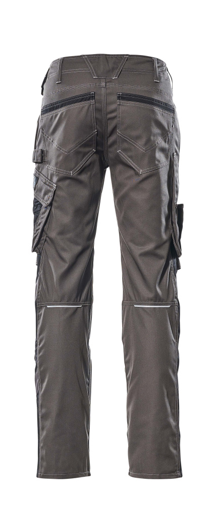Hose mit Knietaschen UNIQUE Dunkelanthrazit/Schwarz 82C48