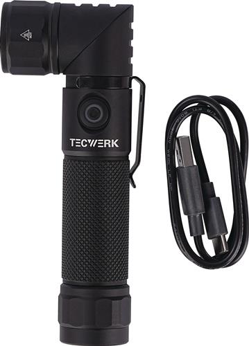 LED-Taschenlampe 100-1000 lm Li-ion 180m blau/schwarz TECWERK