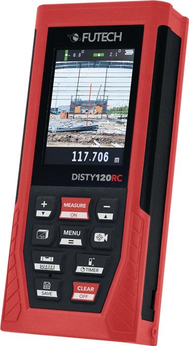 Laserentfernungsmesser DISTY 120 RED 0,05 bis 120 m ± 2 mm IP 54 FUTECH