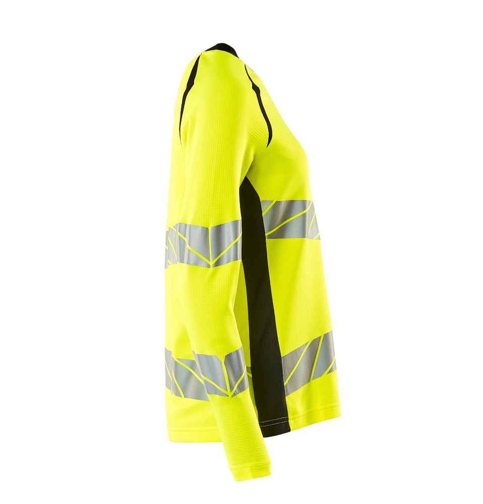 Damen-Passform Langarmshirt ACCELERATE SAFE Hi-vis Gelb/Schwarz 3XLONE