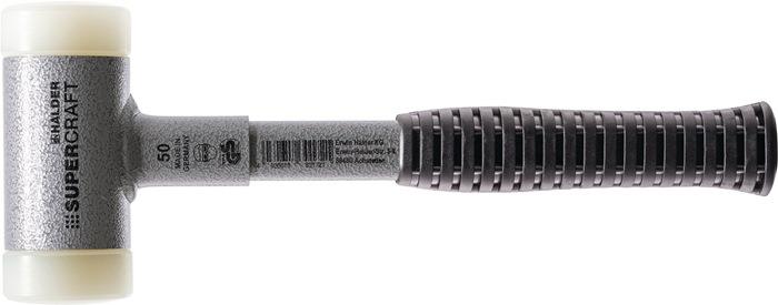 Schonhammer SUPERCRAFT Stahlrohr rückschlagfrei hart Nylon weiß 25 mm