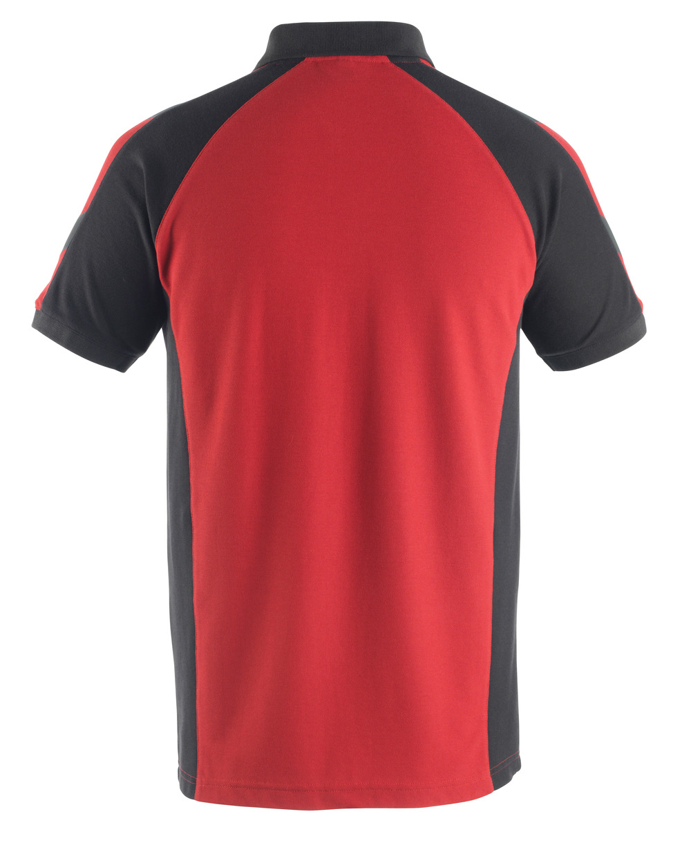 Polo-Shirt UNIQUE Rot/Schwarz L