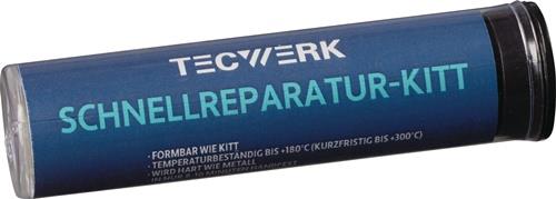 Schnellreparaturkitt grau-schwarz 56g Stick TECWERK