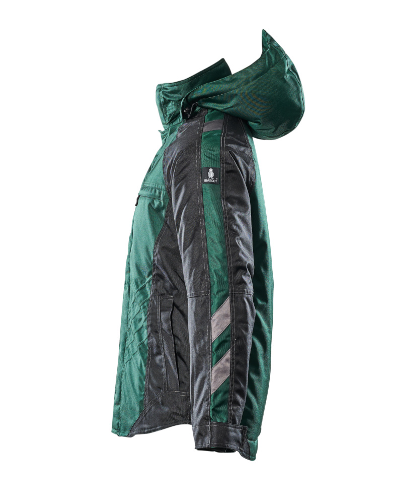 Winterjacke UNIQUE Grün/Schwarz L