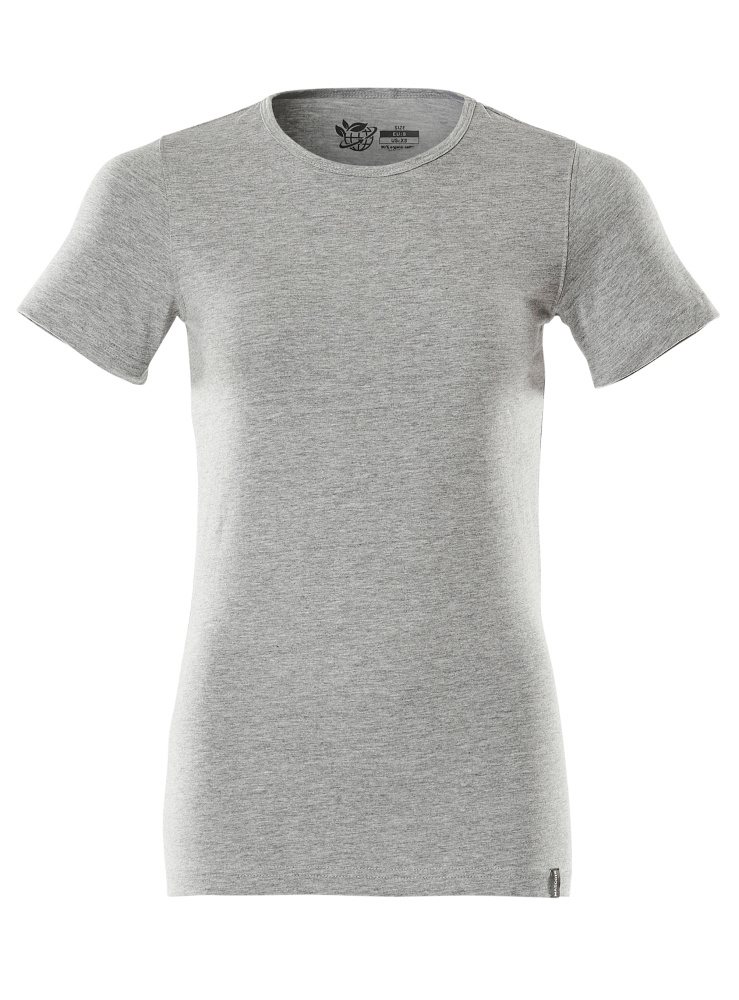 Damen-Passform T-Shirt CROSSOVER Grau-meliert L  ONE
