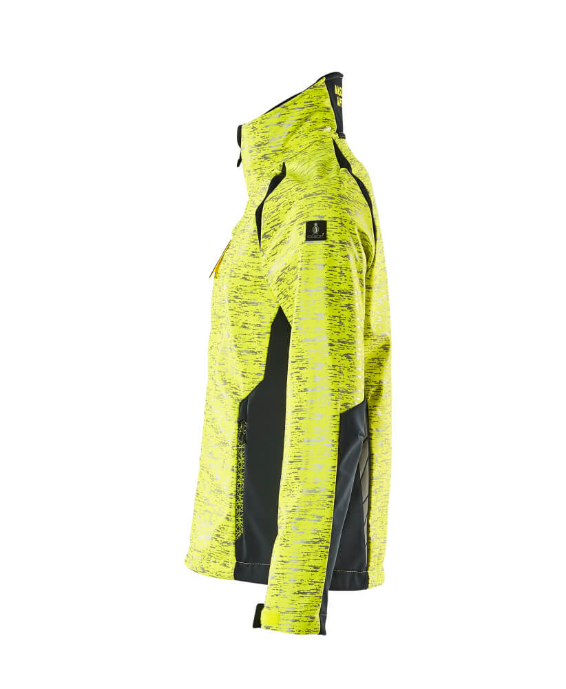 Damen-Passform Softshelljacke ACCELERATE SAFE Hi-vis Gelb/Schwarzblau 2XL