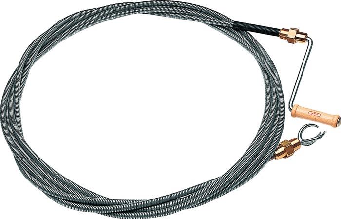 Rohrreinigungswelle Krallen Ø 40 mm doppellagig mit Messingkupplung 10 m